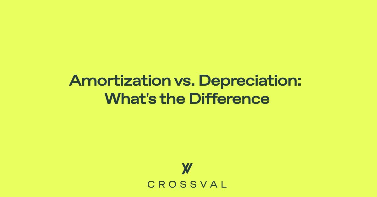 difference between depreciation and amortization